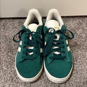 Adidas Teal Sneakers with White Accents